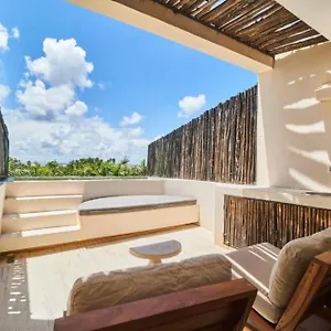  Apartment Aldea Zama Oasis: Private Pool With 24/7 Security Mexico